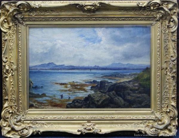 Edinburgh From Burntisland Oil Painting by William Beattie Brown