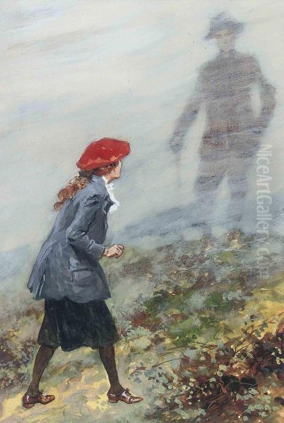 Sallie's Children': Oil Painting by Gordon Frederick Browne