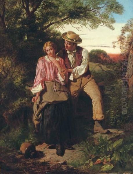 The Proposal Oil Painting by William Henry James Browne