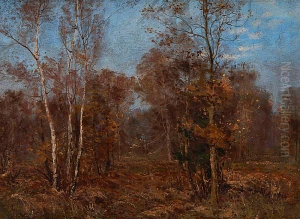 Birchwood Near Eagle Peak, British Columbia, Canada Oil Painting by Peleg Franklin Brownell