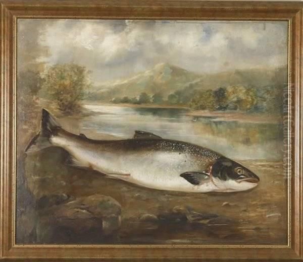 The Big Fish Oil Painting by Brownlow North