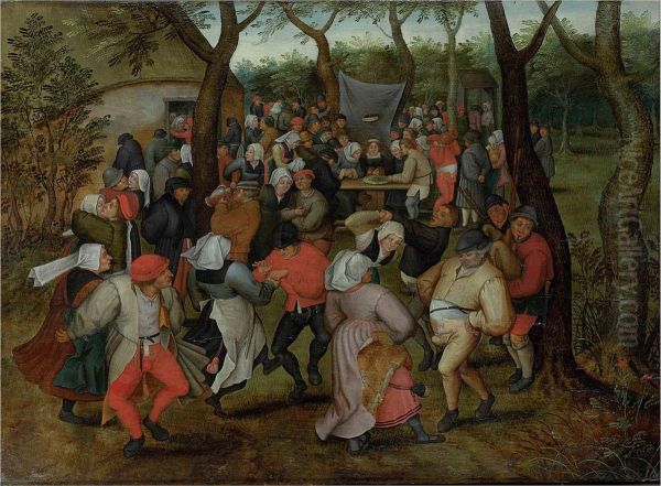 The Wedding Dance Oil Painting by Pieter The Younger Brueghel