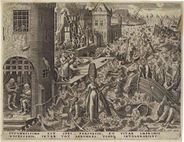 Spes, From: The Seven Virtues Oil Painting by Pieter III Brueghel