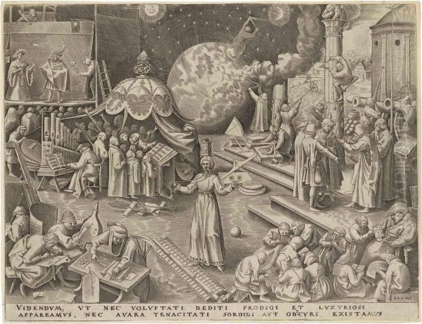 Temperantia, From: The Seven Virtues Oil Painting by Pieter III Brueghel