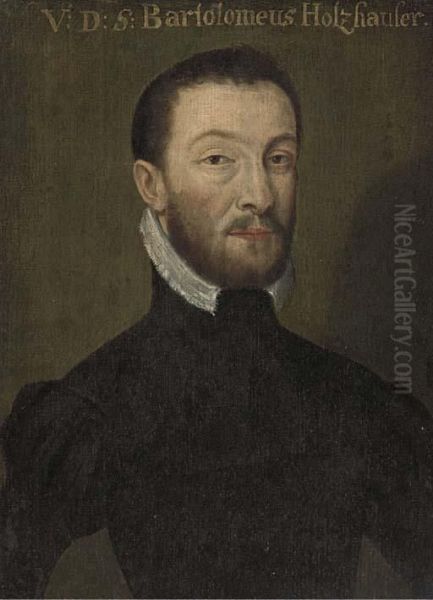 Portrait Of Bartolomeus Holzhauser Oil Painting by Barthel Bruyn