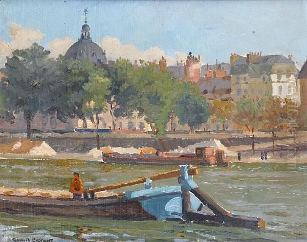 Paris Oil Painting by Charles David Jones Bryant