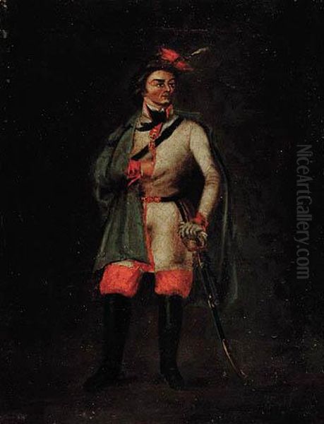 Portret Tadeusza Kosciuszki Oil Painting by Jedrzej Brydak