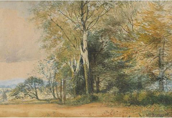 Landscape With Trees Oil Painting by William Brymner