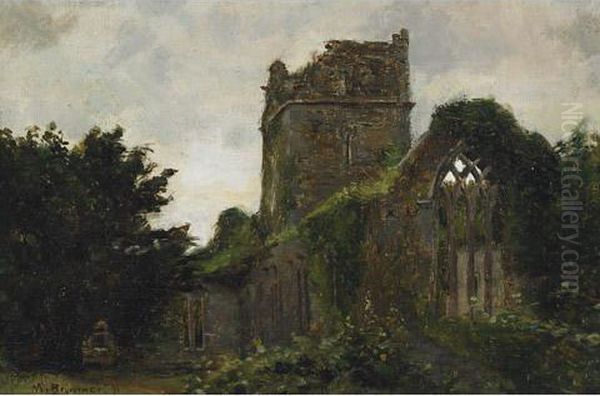 Ruin Of A Church Oil Painting by William Brymner