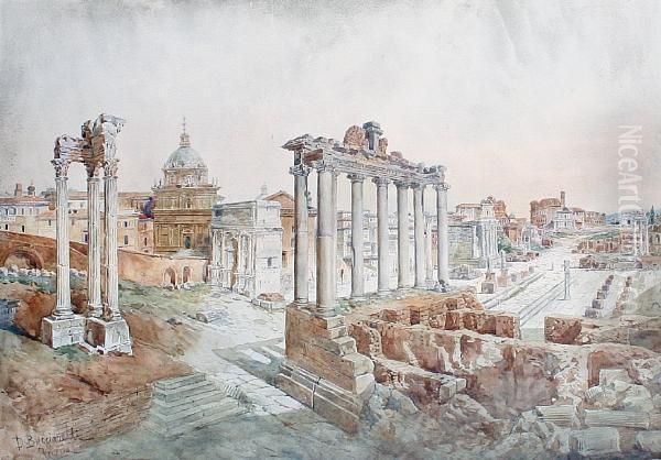 The Forum, Rome Oil Painting by Daniele Bucciarelli