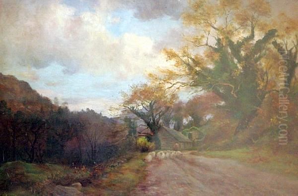 Late Autumn Oil Painting by George F. Buchanan