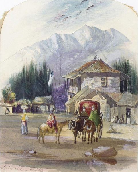 Eight Views Of Chile Oil Painting by William Cross Buchanan