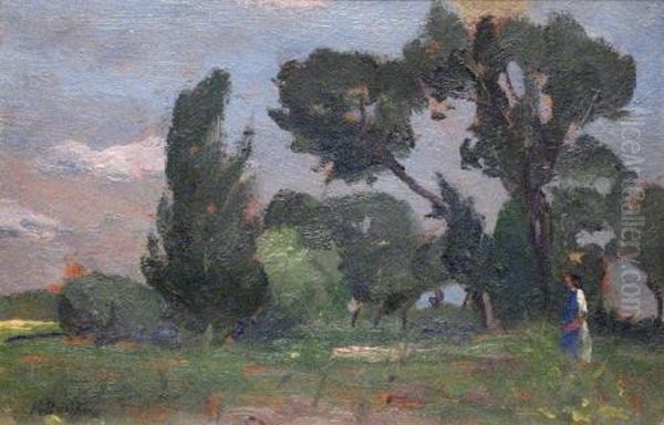 Landscape Oil Painting by Karl Buchholz