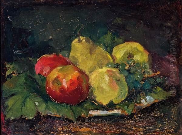 Stillleben Mit Obst by Alfred Buchta