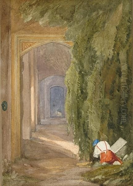 Interior Of Thornbury Castle Oil Painting by James Bulwer