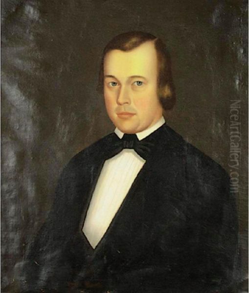 Portrait Of Chester Hilliard Oil Painting by Horace Bundy