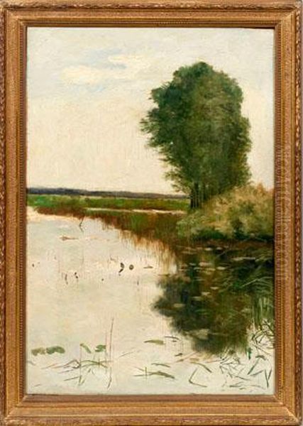 An Der Beke Oil Painting by Franz Bunke