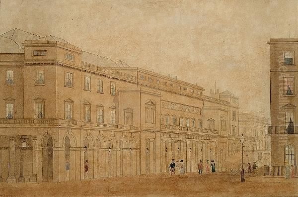 The Royal Opera House Oil Painting by William Bunn