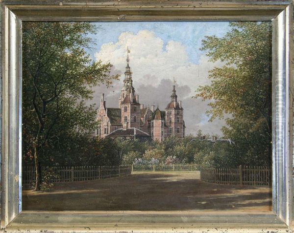 Rosenborgs Slott Oil Painting by Joachim Ludwig Bunsow