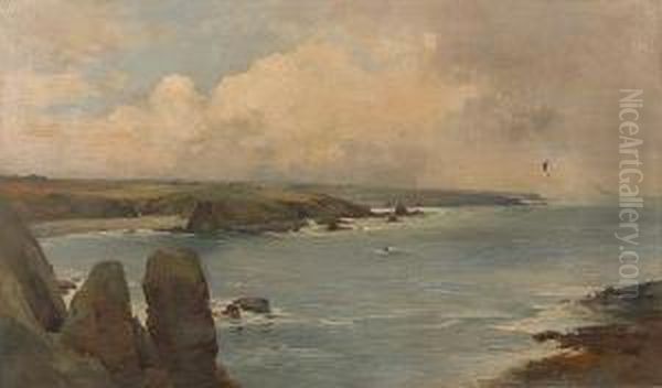 Muchalls Oil Painting by Thomas Bunting