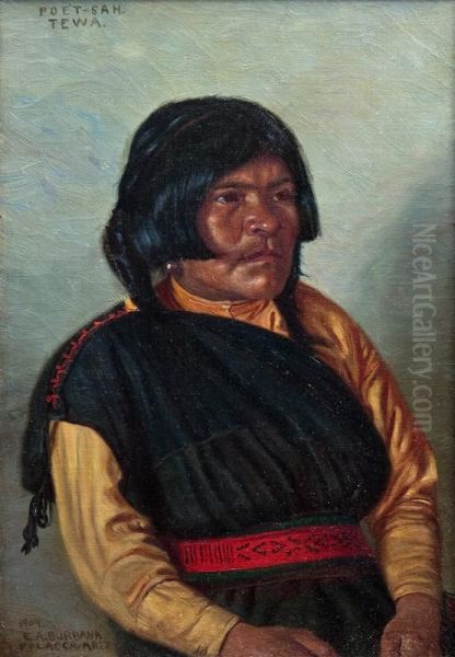 Poet-sah Oil Painting by Elbridge Ayer Burbank