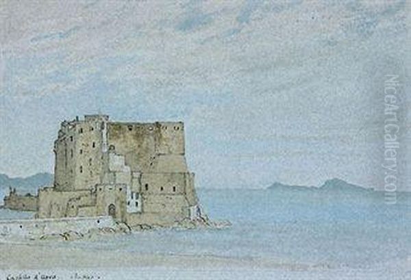 The Castella D'uova, Naple Oil Painting by Henry William Burgess