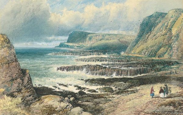 The Giant's Causeway Oil Painting by James Howard Burgess