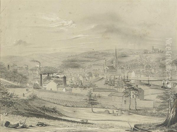 View Of Newry Oil Painting by James Howard Burgess