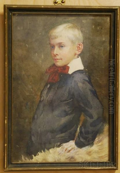 Lancelot Granger, Age 10 Oil Painting by Sydney Richmond Burleigh