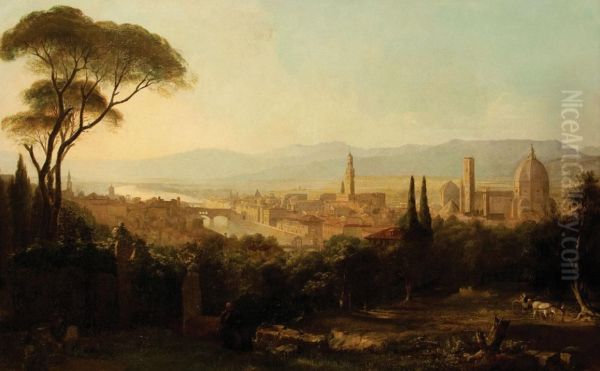 Florence Oil Painting by Clement Burlison