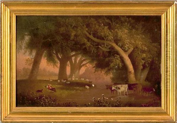 Summer Oil Painting by Thomas Mickell Burnham