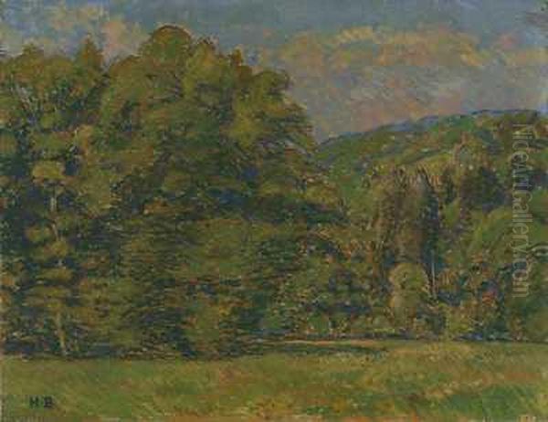 Waldwiese Oil Painting by Rudolf Hans Burnitz