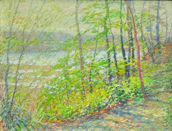 ''woods By The Connecticut River' by George Brainerd Burr