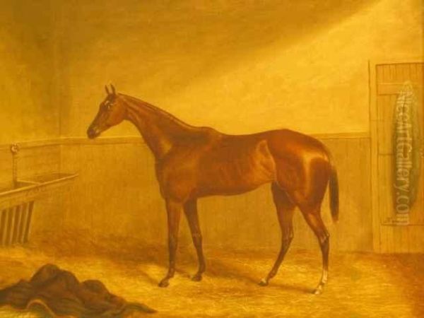 Zoe (the Champion 1860) Oil Painting by Walter John Burroughs-Fowler