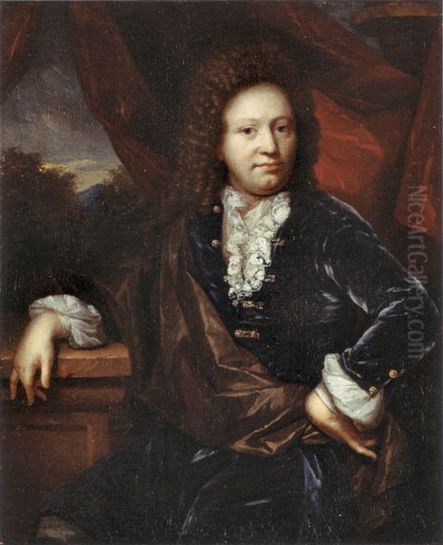 Portrait of Johann Adolf von Plettenberg (ca. 1656-1697), Herr zu Lenhausen Oil Painting by Arnold Boonen