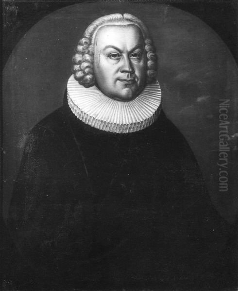 Clemens Thue Samsing Oil Painting by Jacob Pedersson Lindgaard