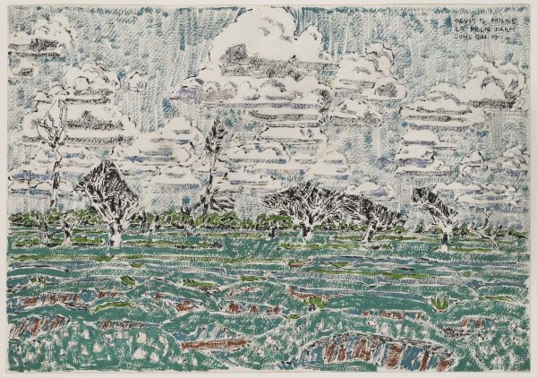 The Orchard, La Folie Farm Oil Painting by David Milne