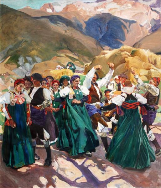 Aragon Oil Painting by Joaquin Sorolla