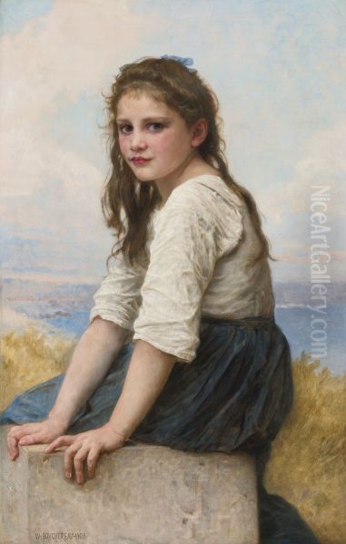 By the Sea Oil Painting by William-Adolphe Bouguereau