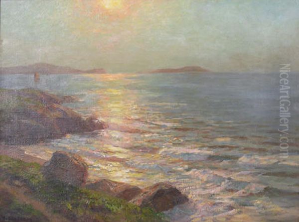 Golden Afternoon Oil Painting by Albert Julius Olsson