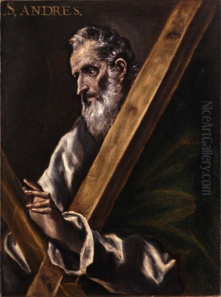 San Andres Apostol Oil Painting by El Greco