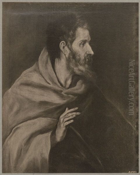 Saint Philip (Henke) Oil Painting by El Greco