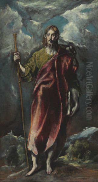 Saint James the Greater Oil Painting by El Greco