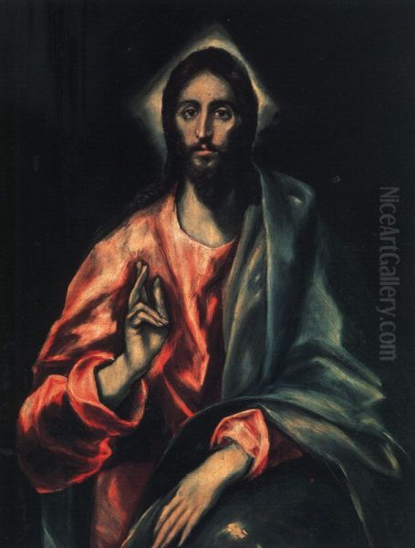 Cristo Oil Painting by El Greco