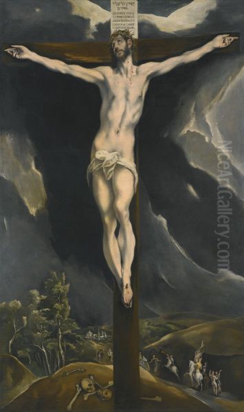 Christ on the Cross Oil Painting by El Greco