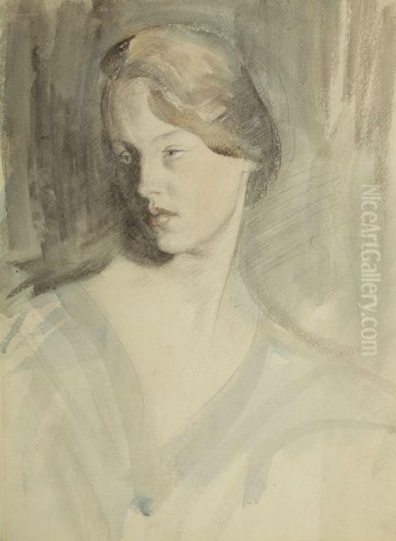 Portrait of Helen Oil Painting by Ambrose McEvoy