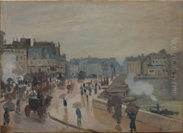 The Pont Neuf Oil Painting by Claude Monet