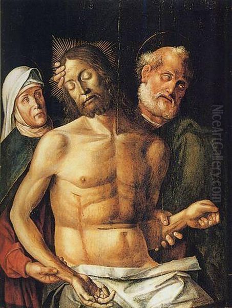 Deposition Of Christ Oil Painting by Luca Antonio Busati