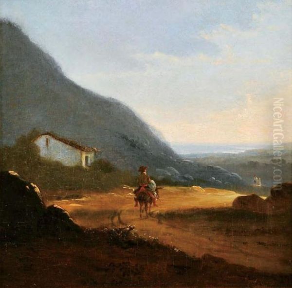 O Regresso a Casa Oil Painting by Joao Cristino Da Silva