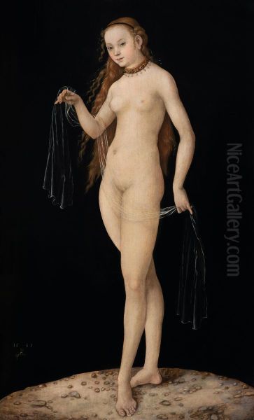 Venus Oil Painting by Lucas Cranach the Elder